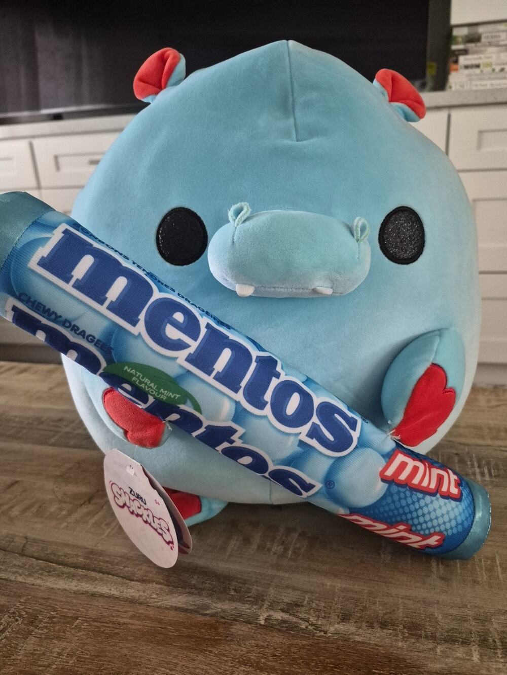 Zuru Mentos Hippo Snackles Plush Toy 14-inch Ultra Soft Collectible